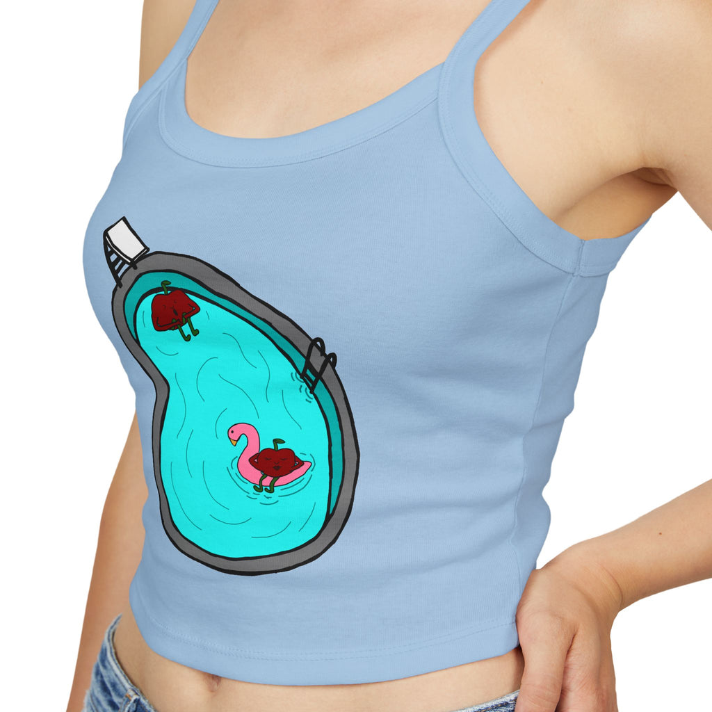 Going For a Swim Cropped Tank