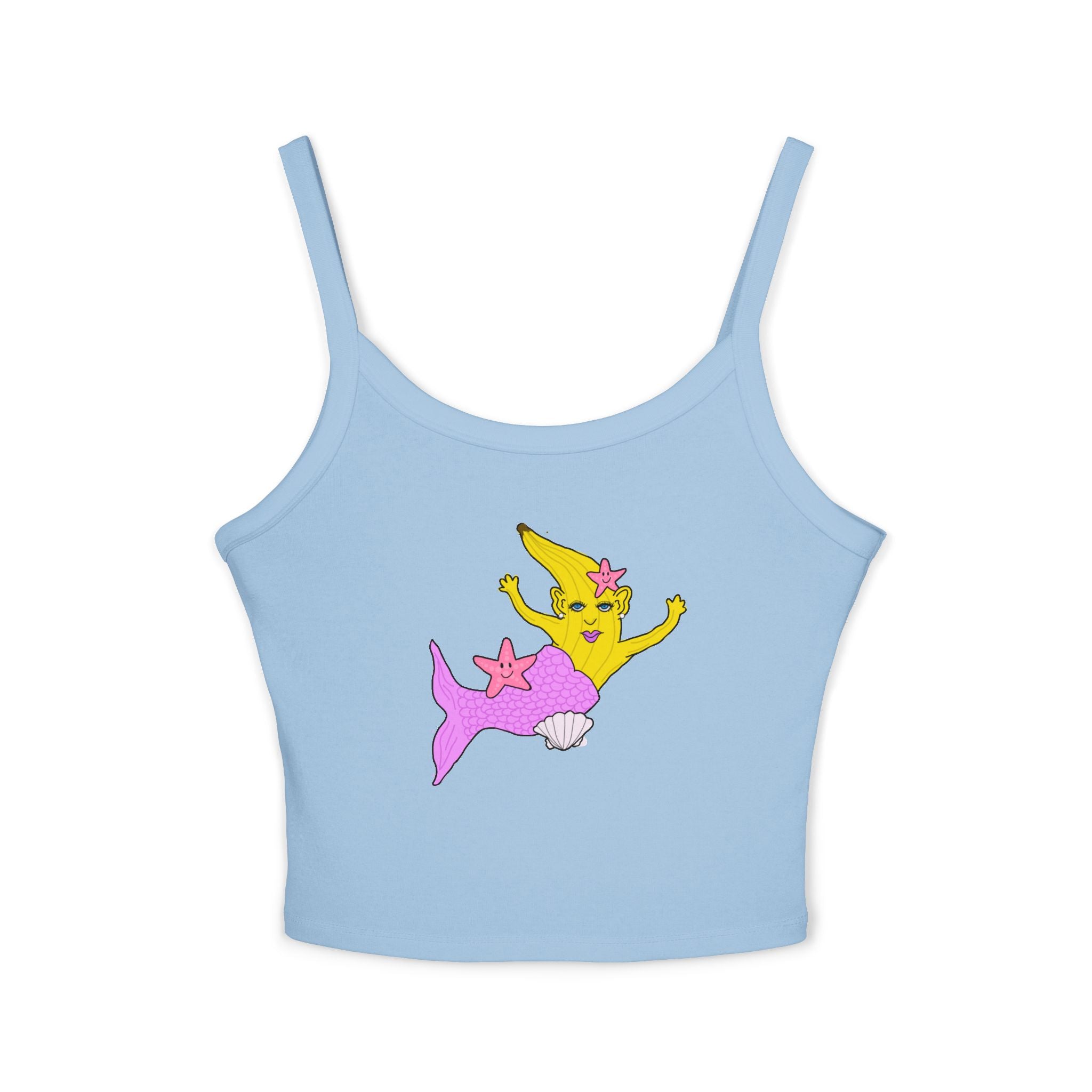 Wanna Play Mermaids? Cropped Tank