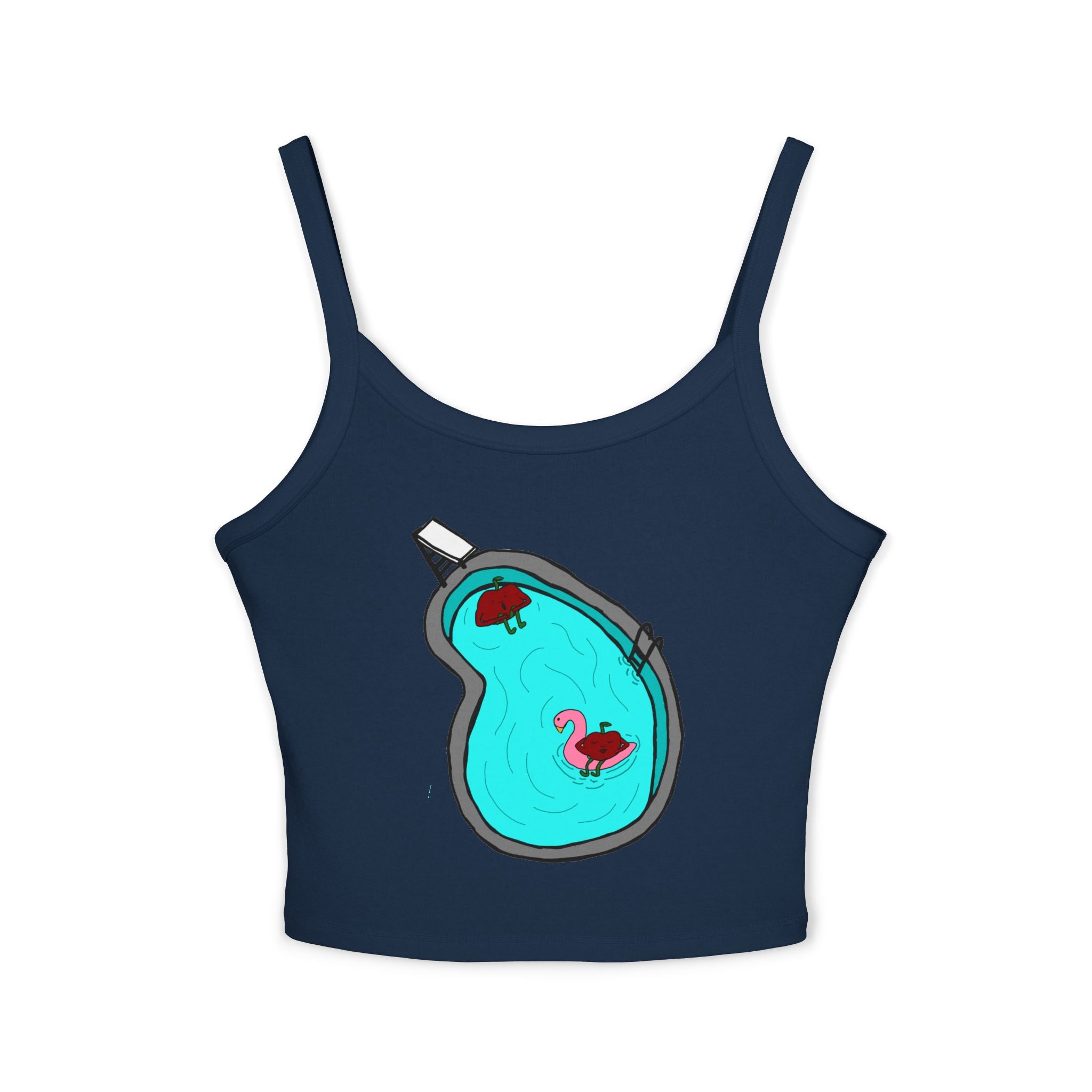 Going For a Swim Cropped Tank