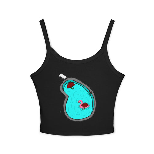 Going For a Swim Cropped Tank