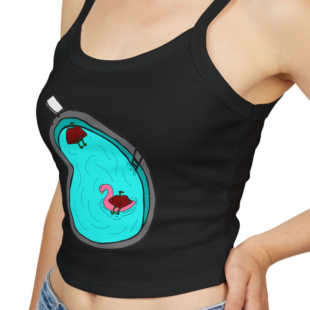 Going For a Swim Cropped Tank