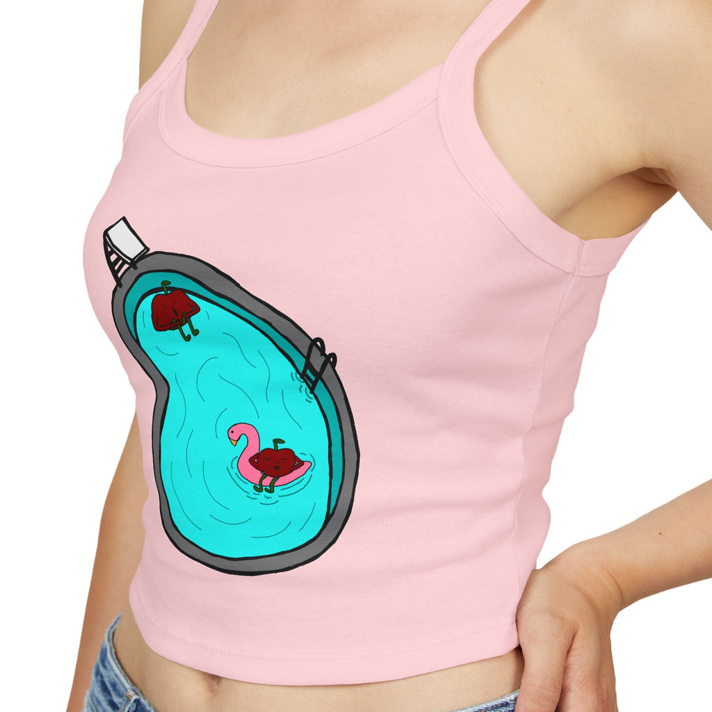 Going For a Swim Cropped Tank