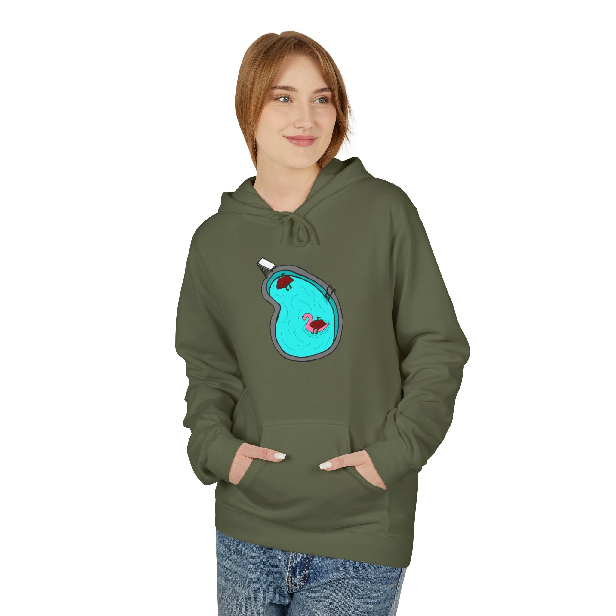Going For a Swim Hoodie