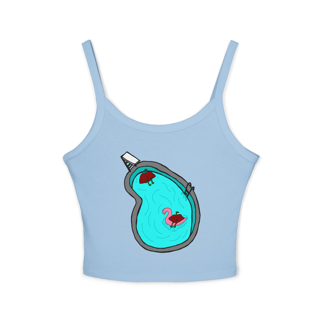Going For a Swim Cropped Tank