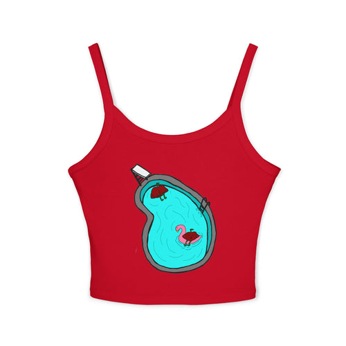Going For a Swim Cropped Tank